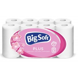 Toaletný papier 2-vrstvový Big Soft 16ks, 17,6m